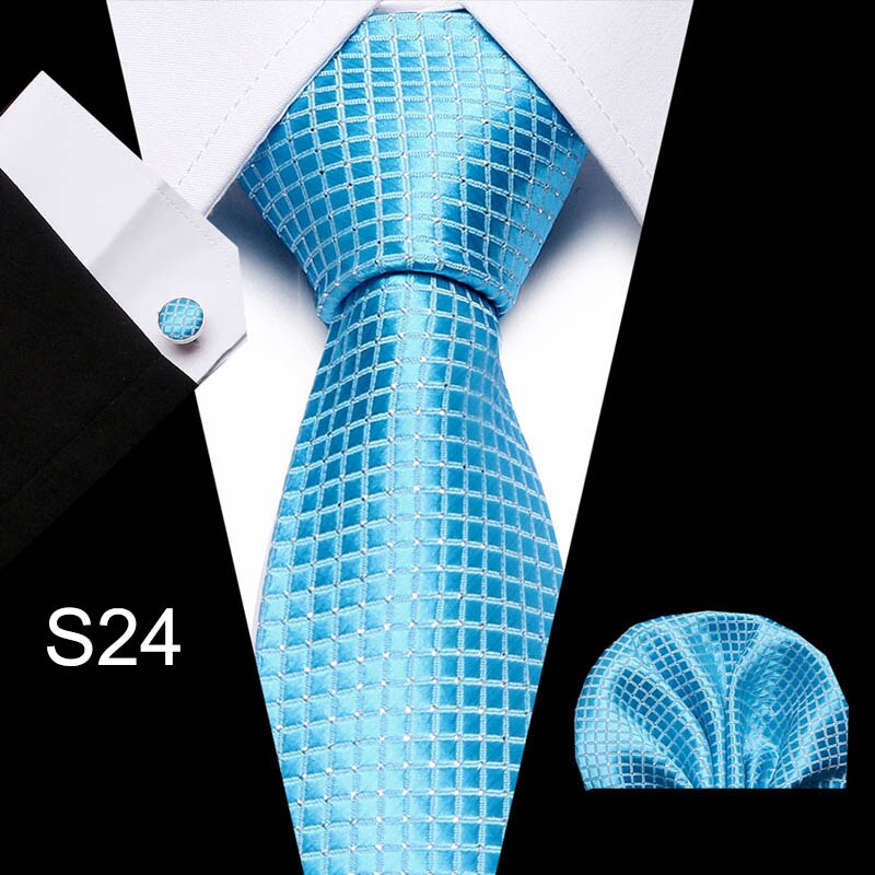 Men's Business Tie and Handkerchief Sets Dsers