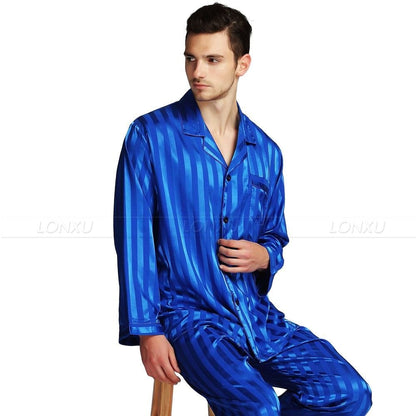 Men's Silk Loungewear Sets Dsers