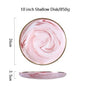 Pink Marble Ceramic Dinnerware Plates Lunch Food Fruit Salad Soup Deep Bowl Tableware Wedding Kitchen Utensils Porcelain Set Dsers