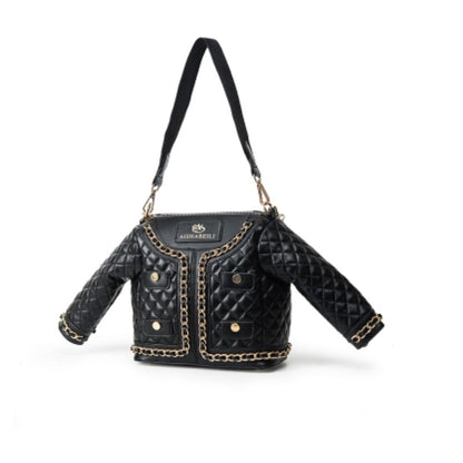 Women's Lattice Blazer Chain Shoulder Bag Dsers