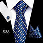 Men's Business Tie and Handkerchief Sets Dsers