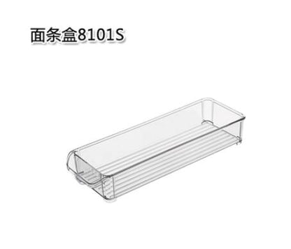 Refrigerator Organizer Artifacts Plastic Rectangular Drawer Storage Box Acrylic Kitchen Rangement Food Container Dsers