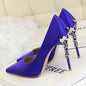 Women's Pointed Toe Stilettos with Metal Heels Dsers