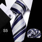 Men's Business Tie and Handkerchief Sets Dsers