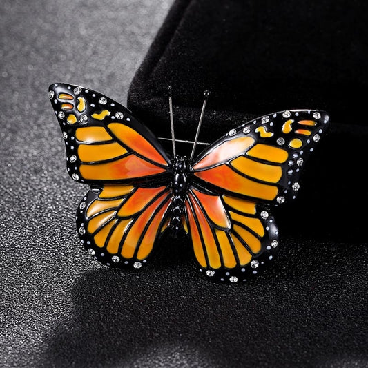 Women's Enamel Butterfly Brooch Dsers