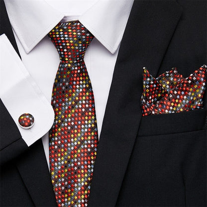 Men's Business Tie and Handkerchief Sets Dsers