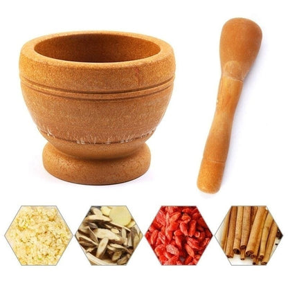 Resin Mortar Pestle Set Garlic Herb Spice Mixing Grinding Crusher Bowl Restaurant Kitchen Tools Dsers