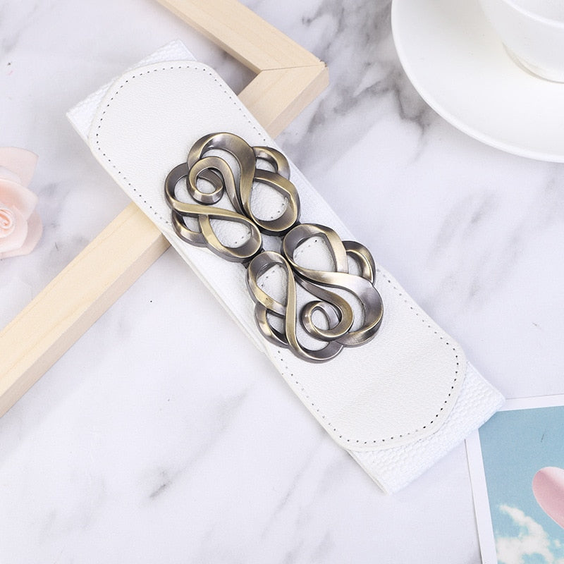 Women's Wide Elastic Fashion Belts Dsers