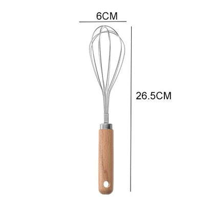 Wooden Handle Small Kitchenware Stainless Steel  Opener Baking Pizza Skin-Peeler Cheese Knife  Kitchenware Set Dsers