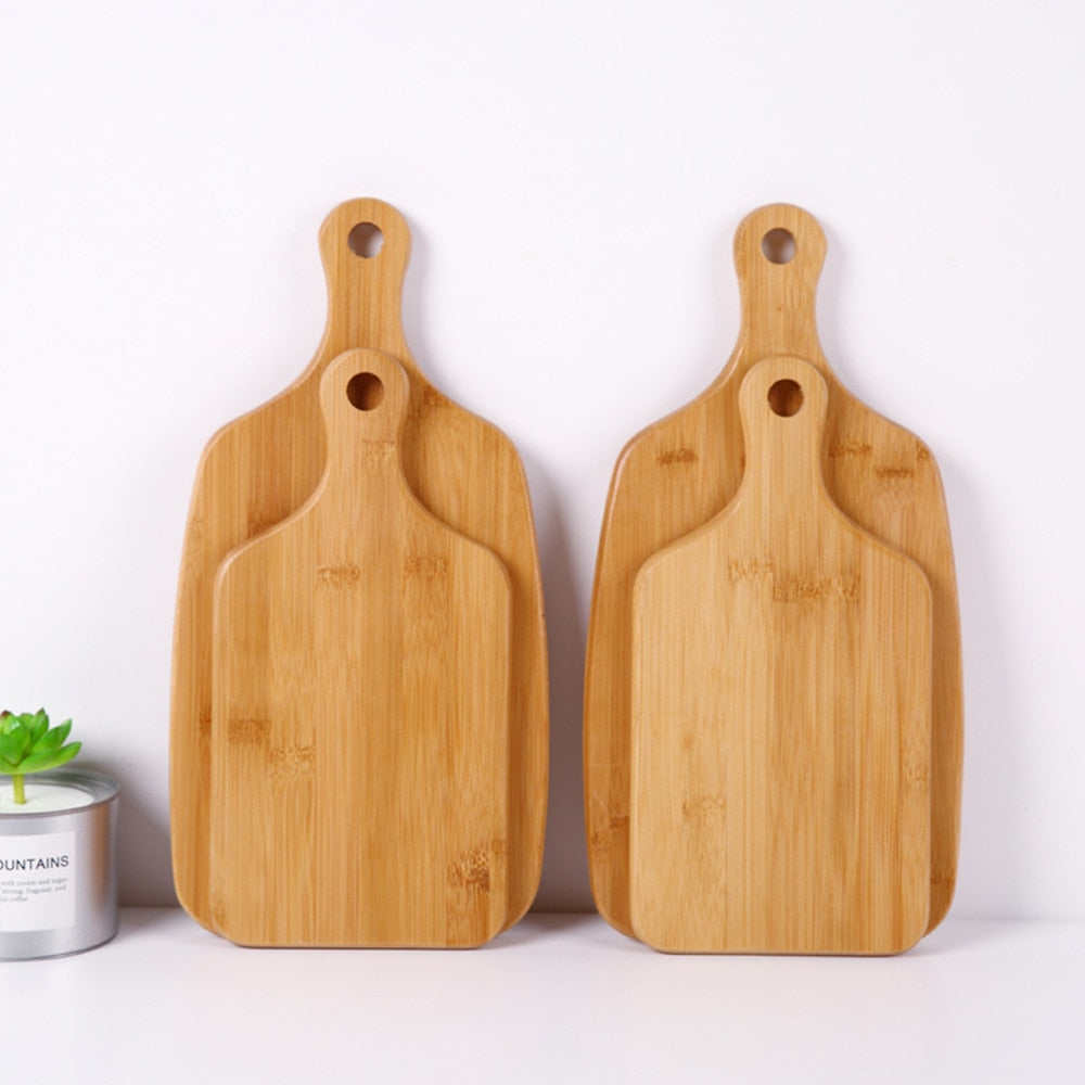 Wholesale Custom Portable Kitchen Eco Friendly Bamboo Cutting Board For Pizza Sushi Dsers