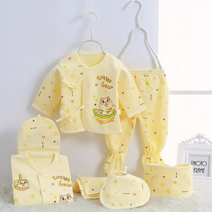 0-3M Newborn Clothing Sets for Baby Girls Boys Clothes Suits Cotton OUTFITS 7pcs/set MORE 20 STYLES DunbiBeauty, LLC