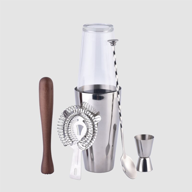 Wine Coctelera Batidora Boston Recipe Mixer Shaker Bartender Barware Kit Kitchen Bar Tools Stainless Steel Cocktail Shaker Set Dsers