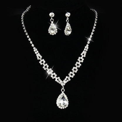 Women's Bridal Earring and Necklace Sets Dsers