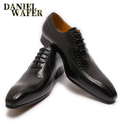 Men's Oxford Pointed Toe Dress Shoes Dsers