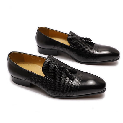 Men's Tassel Loafer Leather Dress Shoes Dsers