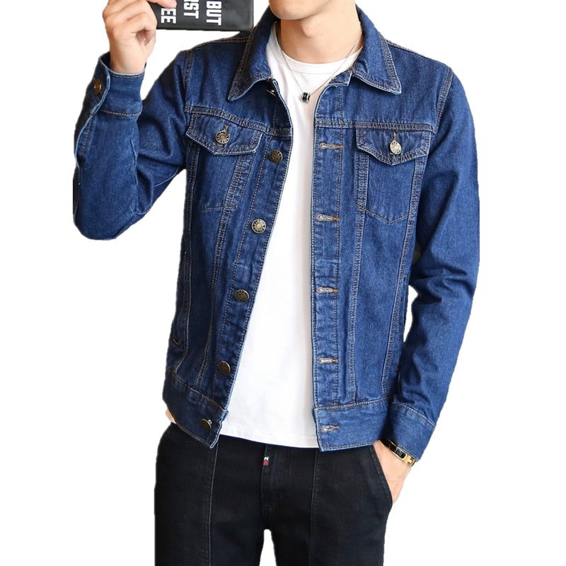 Men's Slim Fit Denim Jacket Dsers