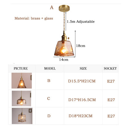 Modern Brass Glass Pendant lights Kitchen hanging lamps for ceiling dining room living room bedroom modern suspension chandelier Dsers