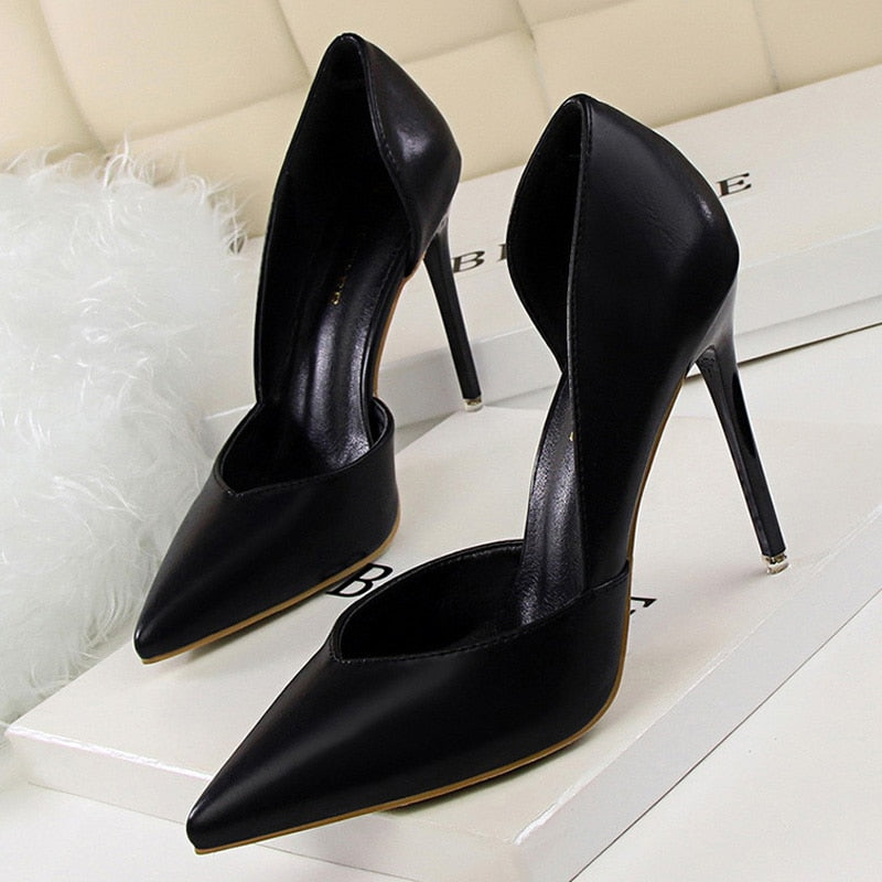 Women's High Heels with Open Sides Dsers