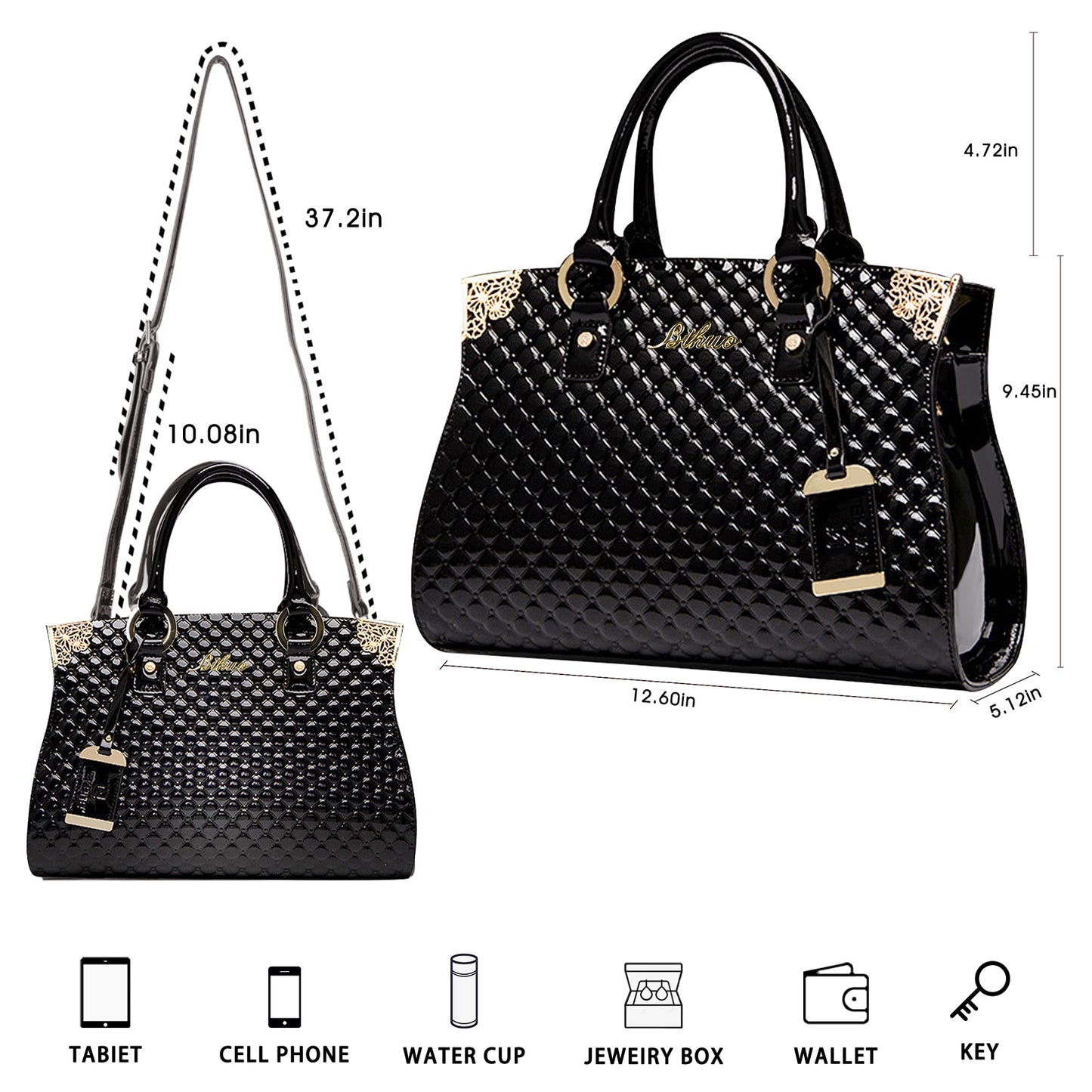 Women's PU Leather Tote Handbag Dsers