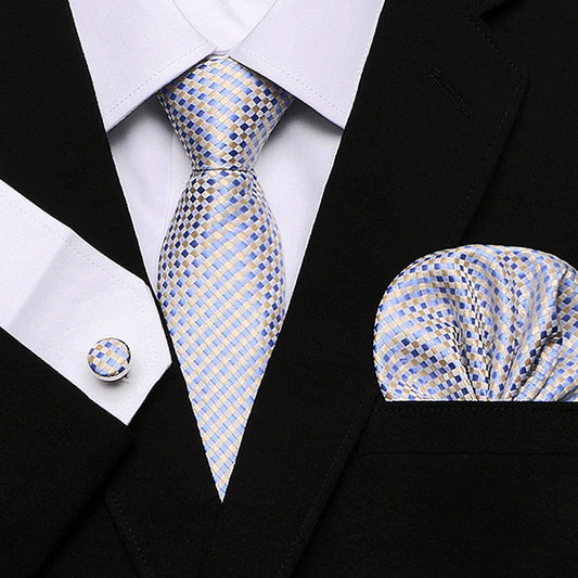 Men's Business Tie and Handkerchief Sets Dsers