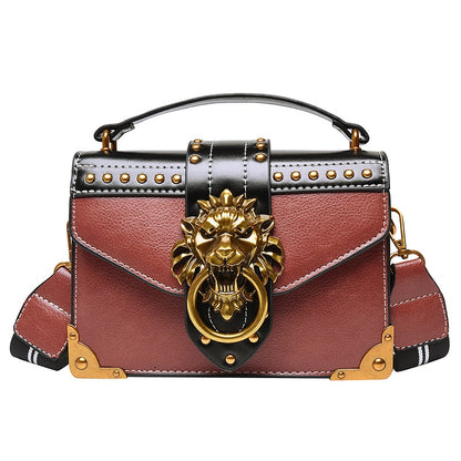 Women's Lion's Head Ring Mini Messenger Bag Dsers