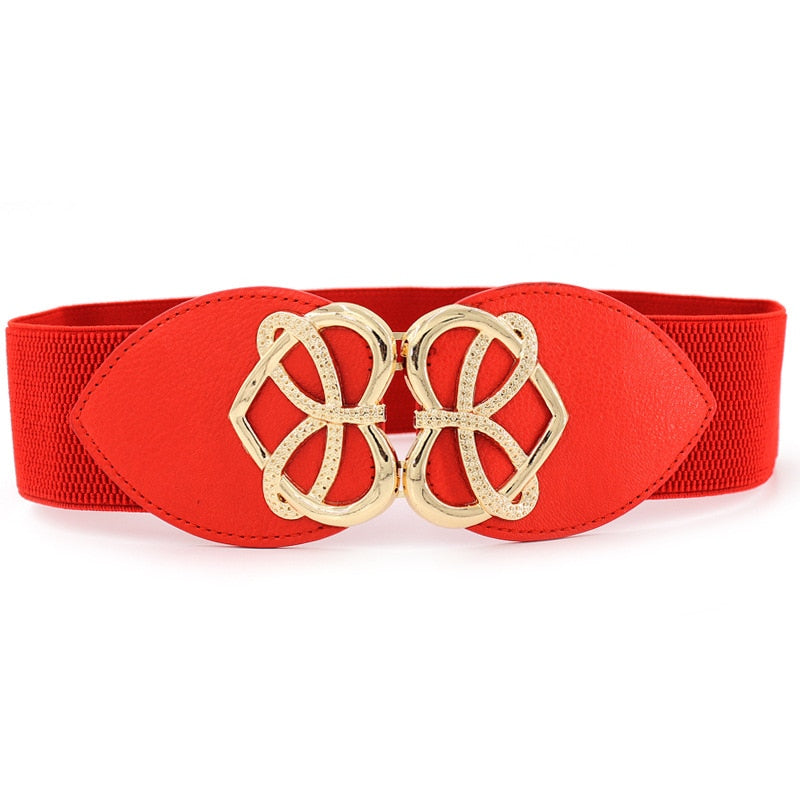 Women's Wide Elastic Fashion Belts Dsers