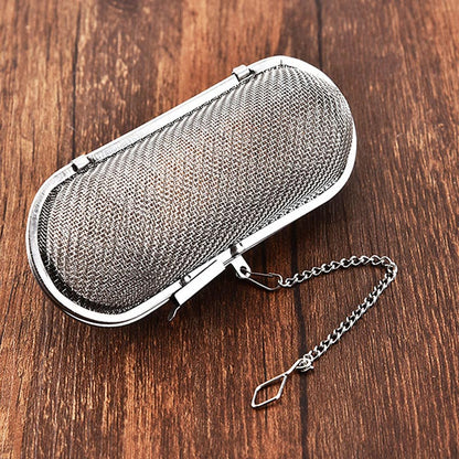 Reusable Spice Loose Tea Leaf Herbal Tool Tea Strainer Hanging Tea Infuser Stainless Steel Tea Accessories Dsers