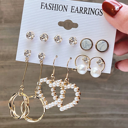 Women's Zinc Alloy Variety Earring Sets Dsers