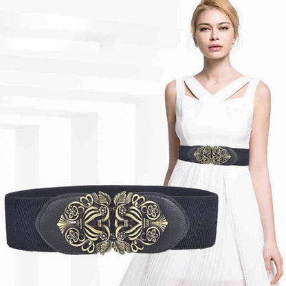 Women's Wide Elastic Fashion Belts Dsers