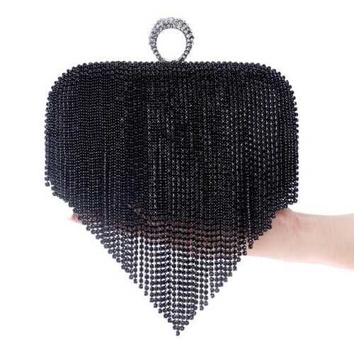 Women's Clutch Evening Bags with Tassels Dsers