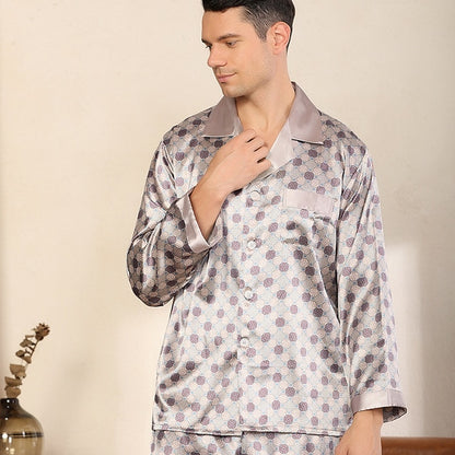 Men's Silk Pajama Sets Dsers