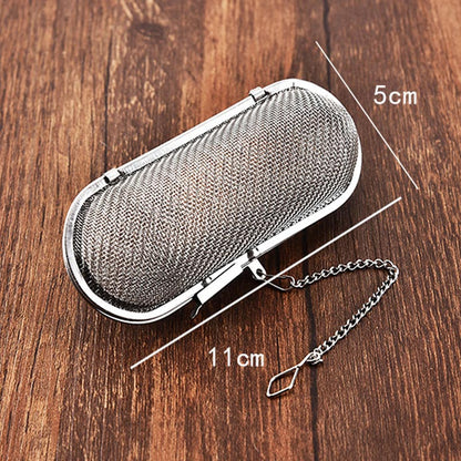 Reusable Spice Loose Tea Leaf Herbal Tool Tea Strainer Hanging Tea Infuser Stainless Steel Tea Accessories Dsers