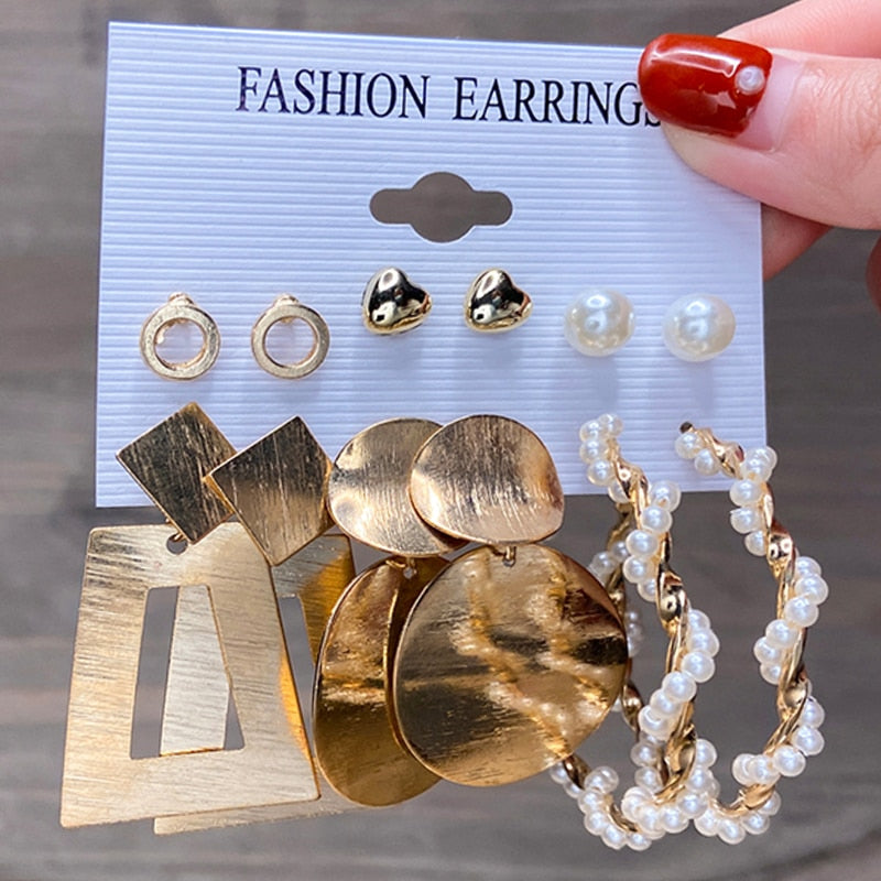 Women's Zinc Alloy Variety Earring Sets Dsers