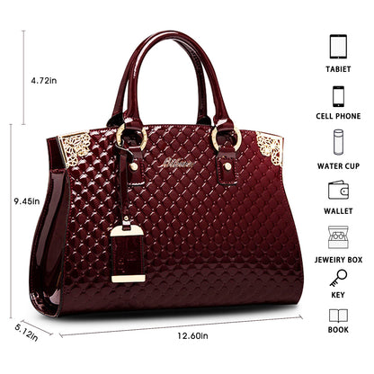 Women's PU Leather Tote Handbag Dsers