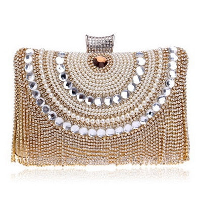 Women's Clutch Evening Bags with Tassels Dsers