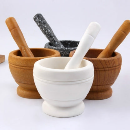 Resin Mortar Pestle Set Garlic Herb Spice Mixing Grinding Crusher Bowl Restaurant Kitchen Tools Dsers