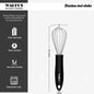 Stainless Steel Wire Whisk Manual Egg Beater Blender Milk Cream Butter Beater Kitchen Baking Cooking Utensils Accessiores Dsers