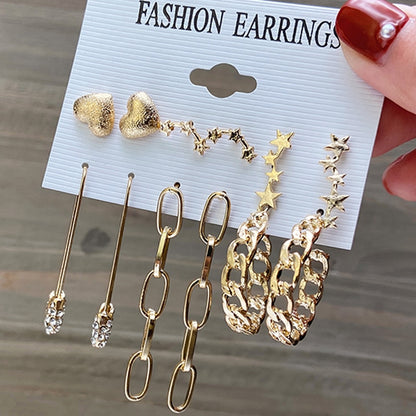 Women's Zinc Alloy Variety Earring Sets Dsers