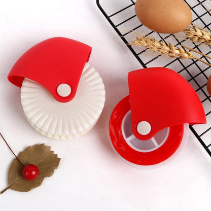 Pizza Pastry Wheel Pie Pastry Cutter DIY Dough Cutting Tools Lattice Rolling Cutter Decoration Baking Tools Kitchen Gadgets Dsers