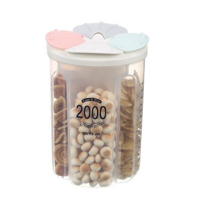 Sealed Storage Box Crisper Grains Food Storage Tank Household Kitchen Food Containers for Dry Cereals Measure Cups Kitchen Tool Dsers