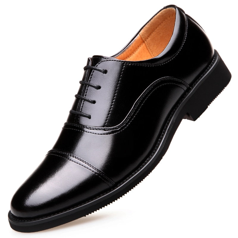 Men's Business Dress Shoes with Wing-Tip Dsers