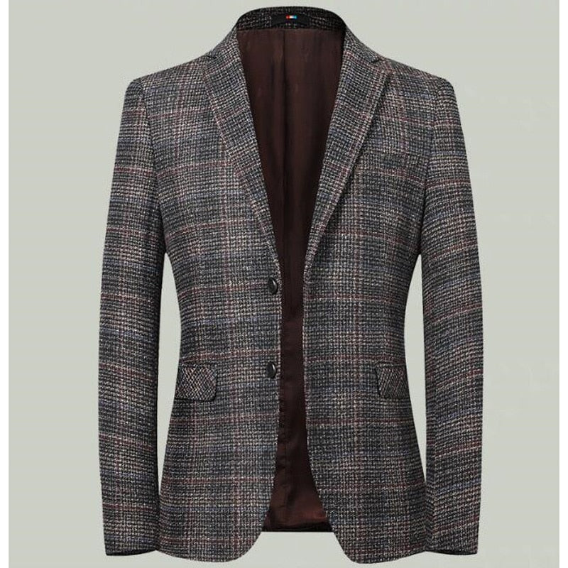 Men's Tweed Blazer Coat Dsers