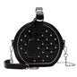 Women's Circular Riveted Shoulder Bag Dsers