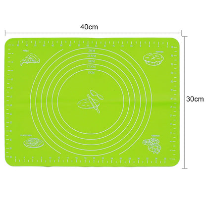 Silicone Non-Stick Rolling Mat Pastry Non-Slip Mat Kitchen Tools for Making Pastry Cakes Dsers