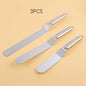 Stainless Steel DIY Cake Handle Cream Spatula Decorating Tools Baking And Pastry Cake Butter Accessories Kitchen Gadgets Dsers