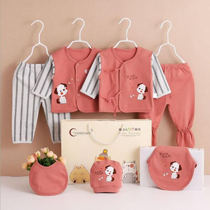 0-3M Newborn Clothing Sets for Baby Girls Boys Clothes Suits Cotton OUTFITS 7pcs/set MORE 20 STYLES DunbiBeauty, LLC