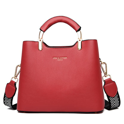 Women's  PU Leather Shoulder Bag with Handle Dsers