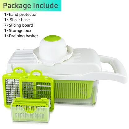 Vegetable Cutter Multifunctional Slicer Fruit  Potato Peeler Carrot Grater Kitchen accessories basket vegetable slicer Dsers