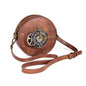 Norbinus PU Leather Steampunk Clockwork Theme Crossbody Messenger Bag Dsers