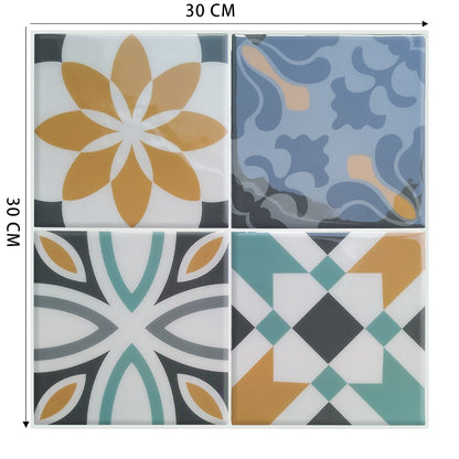 Moroccan Self Adhesive Waterproof Kitchen Bathroom Vinyl Mosaic Peel And Stick Tile Stickers Dsers